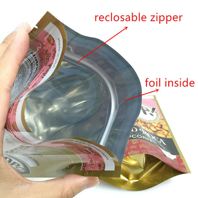 Resealable がSealable食糧貯蔵のDoypackの明確な窓が付いている包装の袋袋を熱するジッパーを立てなさい