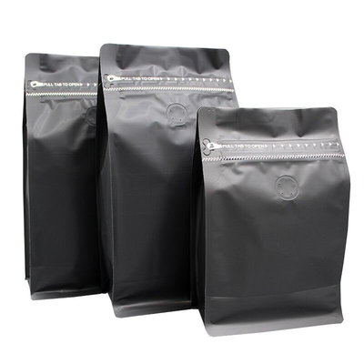 弁が付いているプラスチック120gコーヒー豆の袋を包むResealable 250g 8ozの平底袋