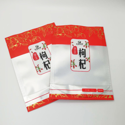 白いResealable Doypackの無光沢の食糧貯蔵ホイルの袋のレーザー光線写真ジップ ロック式の袋